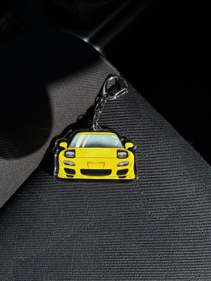 RX7 Car Keychain