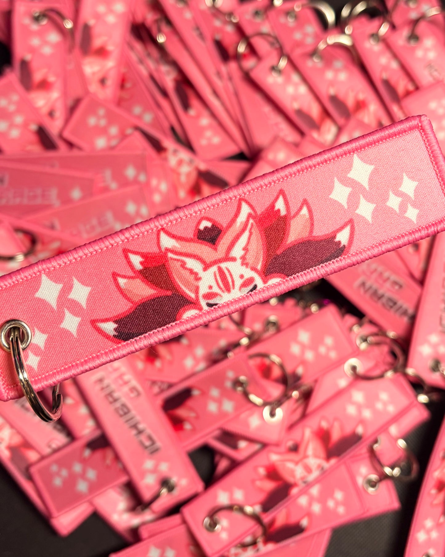 Kitsune Jet Tag Keychain