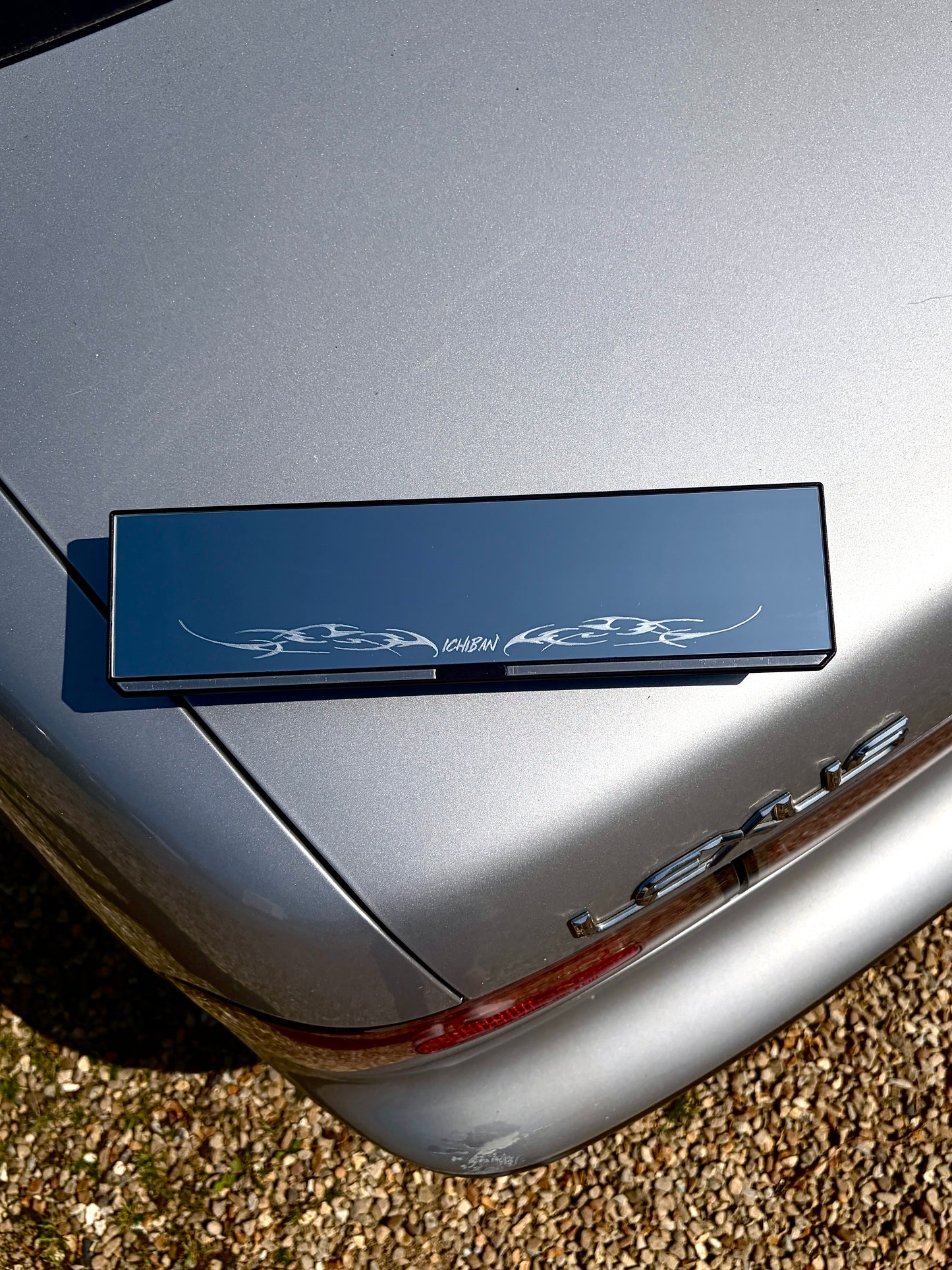 Cyber Style Engraved Rearview Mirror