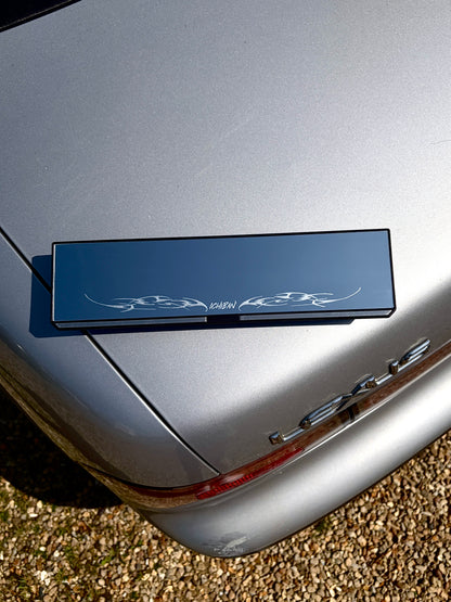 Cyber Style Engraved Rearview Mirror
