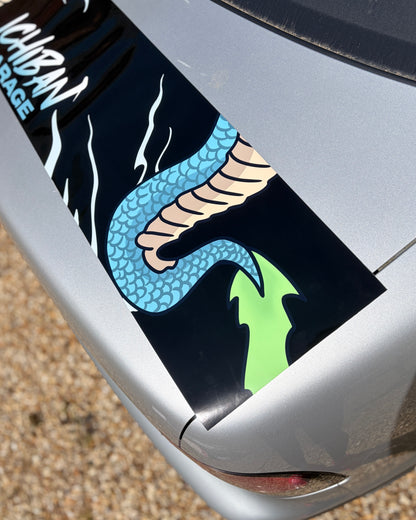 Gloss Graphic Sunstrip - Water Dragon