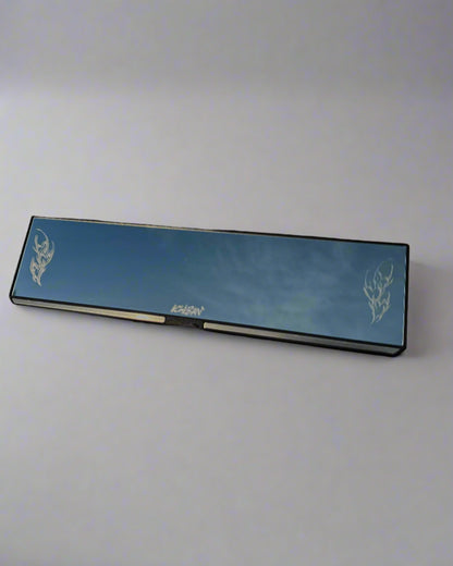 Mini Cyber Hearts Engraved Rearview Mirror