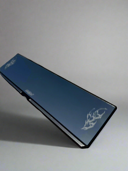 Mini Cyber Hearts Engraved Rearview Mirror