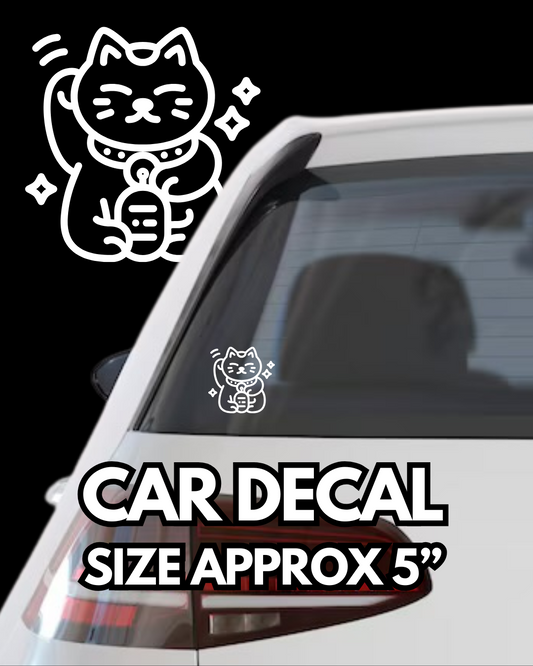 Lucky Cat Decal