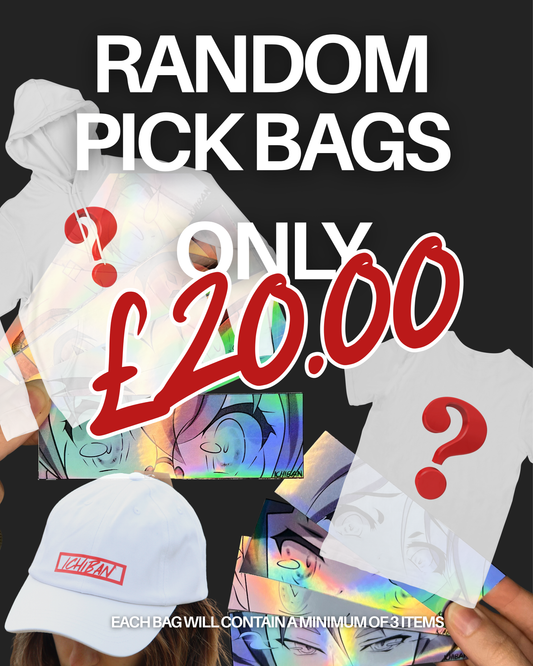 Random Pick Bags - Minimum 3 items *Randomly selected Ichiban products*