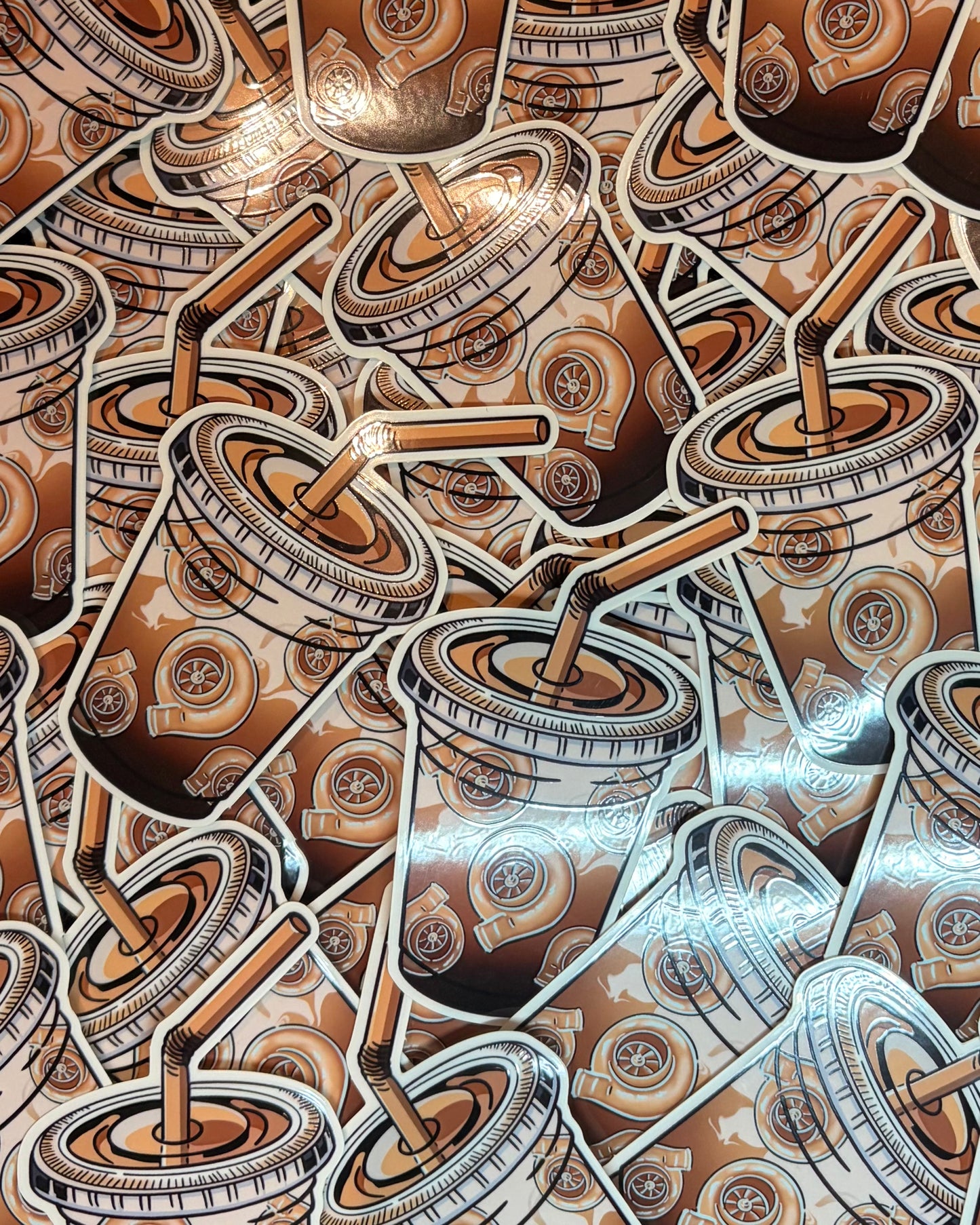 Iced Turbo Coffee Sticker