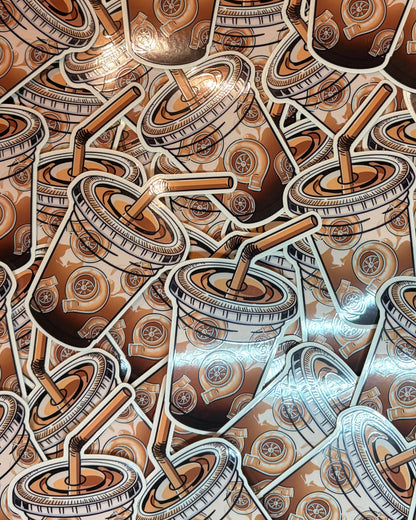 Iced Turbo Coffee Sticker