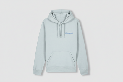 Embroidered Retro Wavy Logo Hoodie