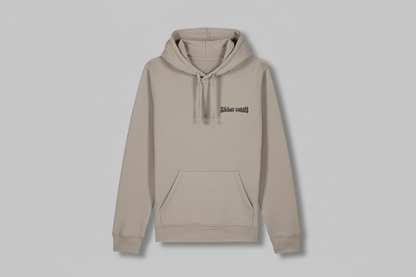 Embroidered Retro Wavy Logo Hoodie