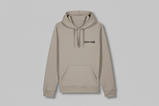Embroidered Retro Wavy Logo Hoodie