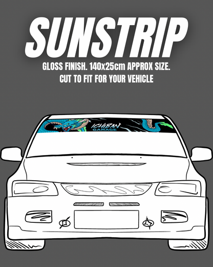 Gloss Graphic Sunstrip - Water Dragon