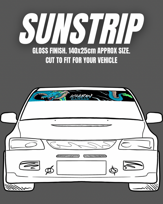 Gloss Graphic Sunstrip - Water Dragon