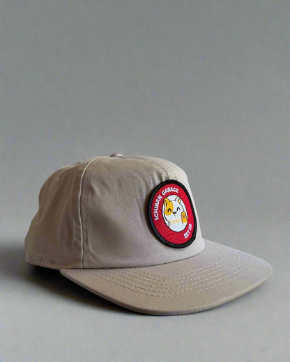 Waving Cat SnapBack - Black / Sand
