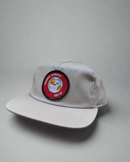Waving Cat SnapBack - Black / Sand