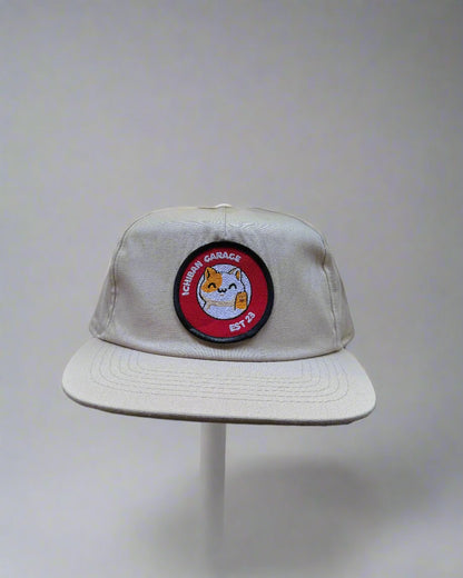 Waving Cat SnapBack - Black / Sand
