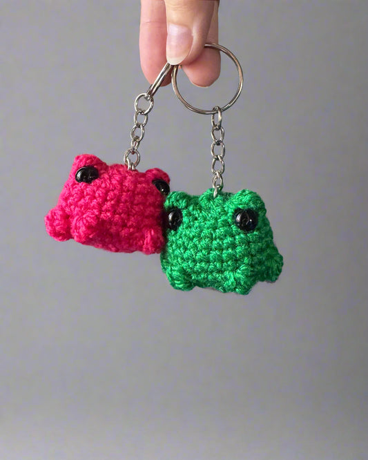 Froggy Crochet Keychain