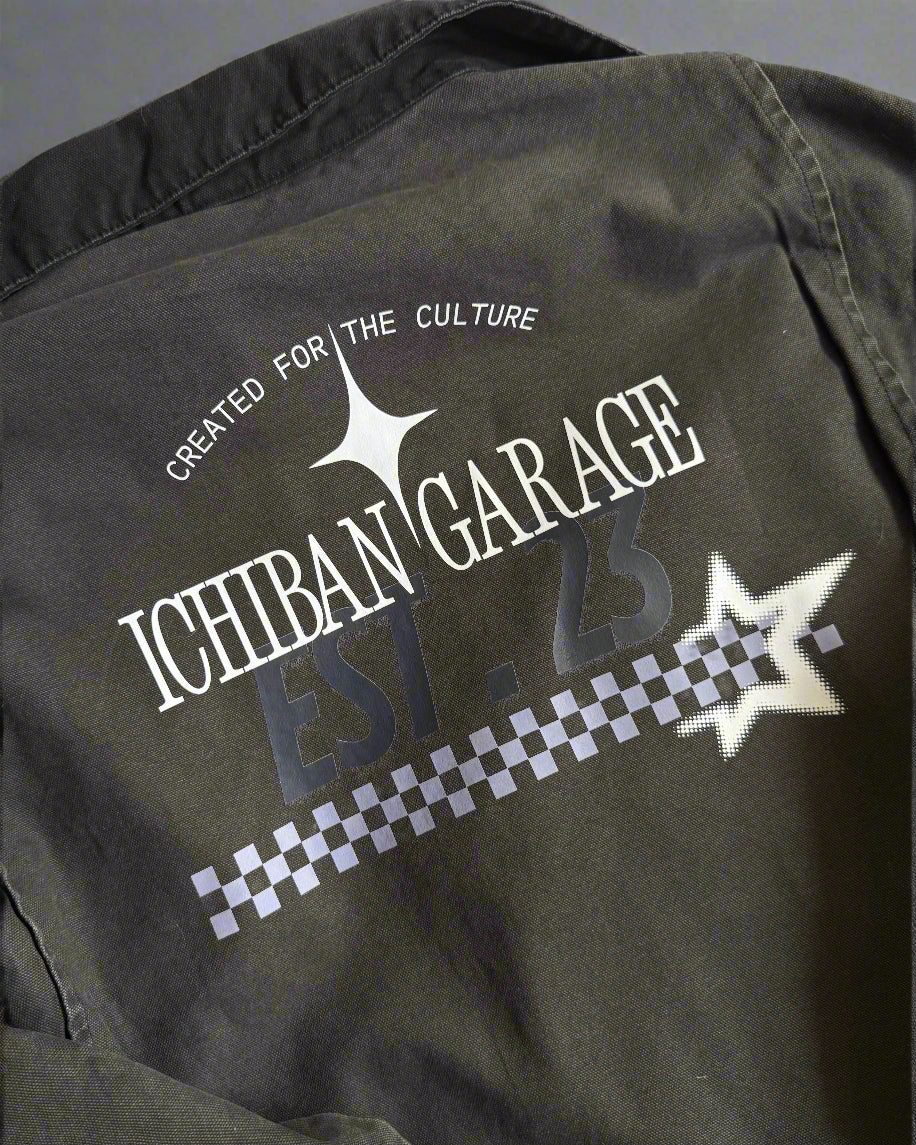 Ichiban Garage Jacket -  Black / Grey