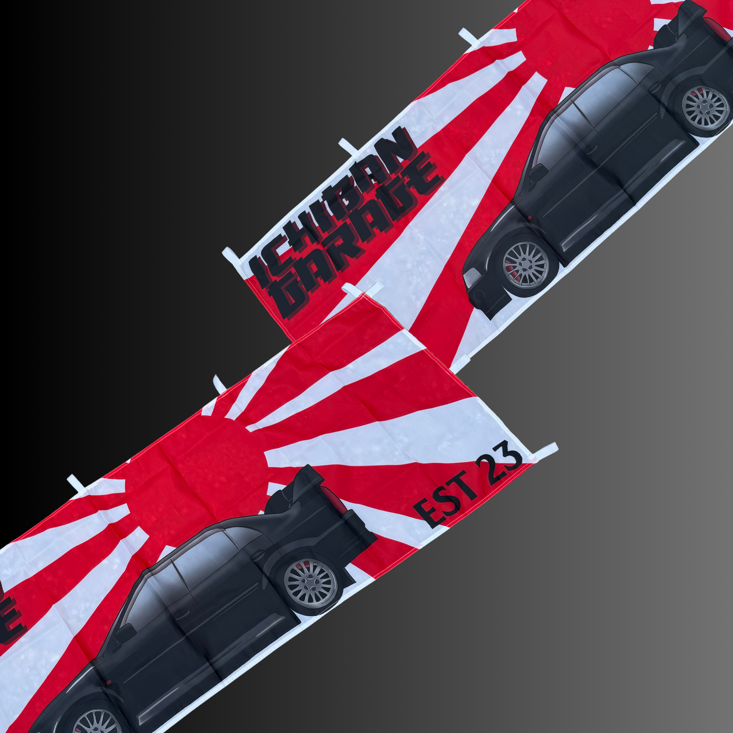 Evo 6 Nobori Garage Flag 6ft x 2ft