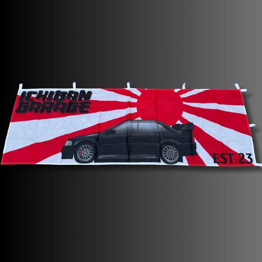 Evo 6 Nobori Garage Flag 6ft x 2ft