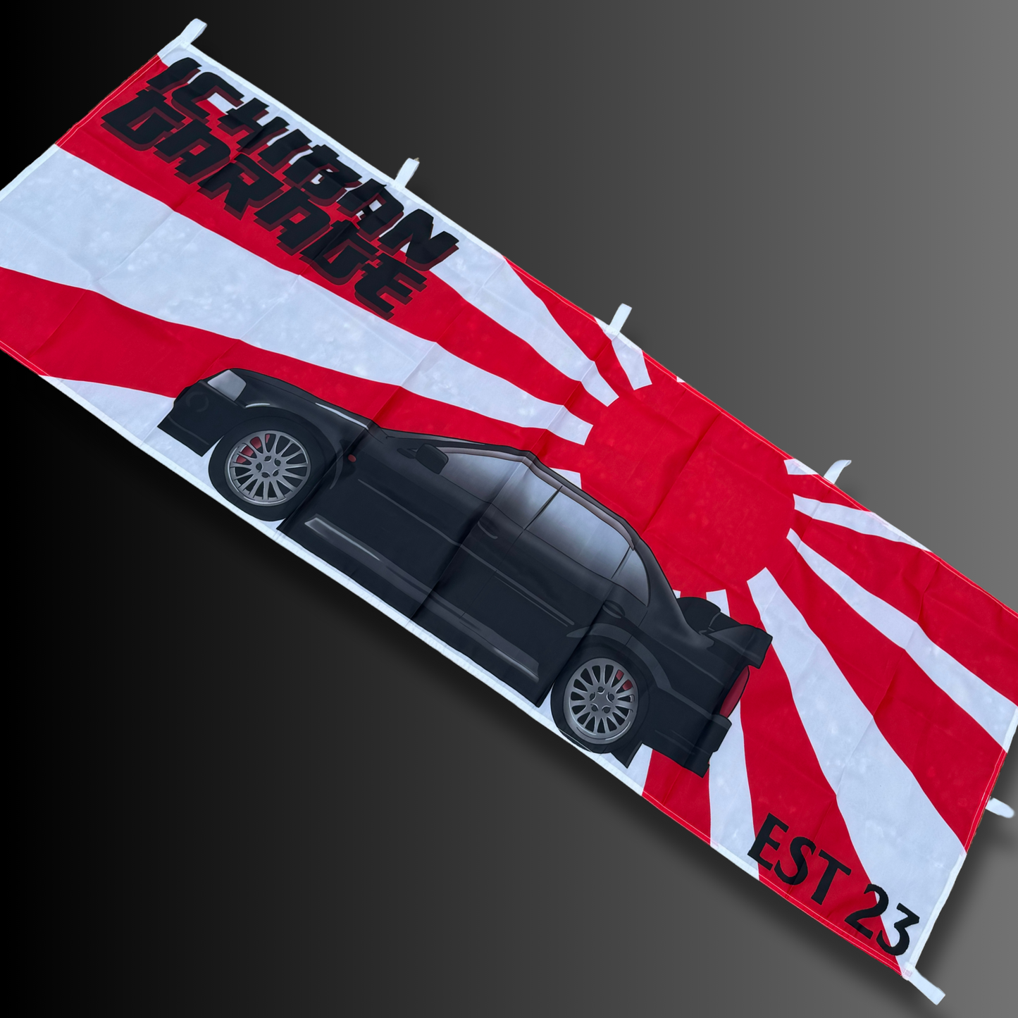 Evo 6 Nobori Garage Flag 6ft x 2ft