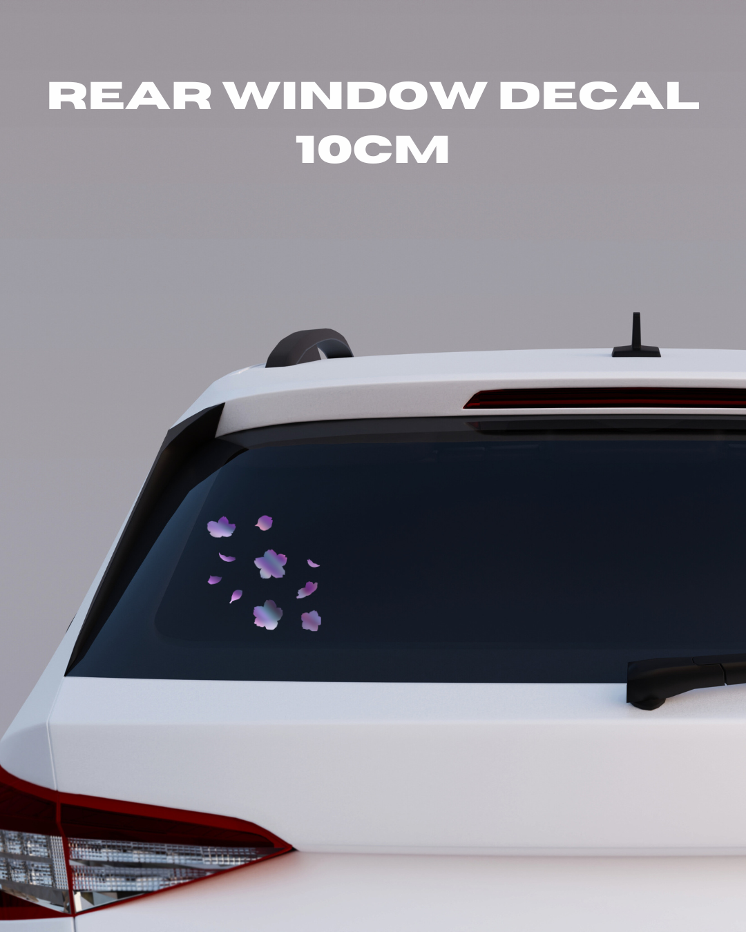 Sakura Flowers Decal Sheet Iridescent Blue/Pink