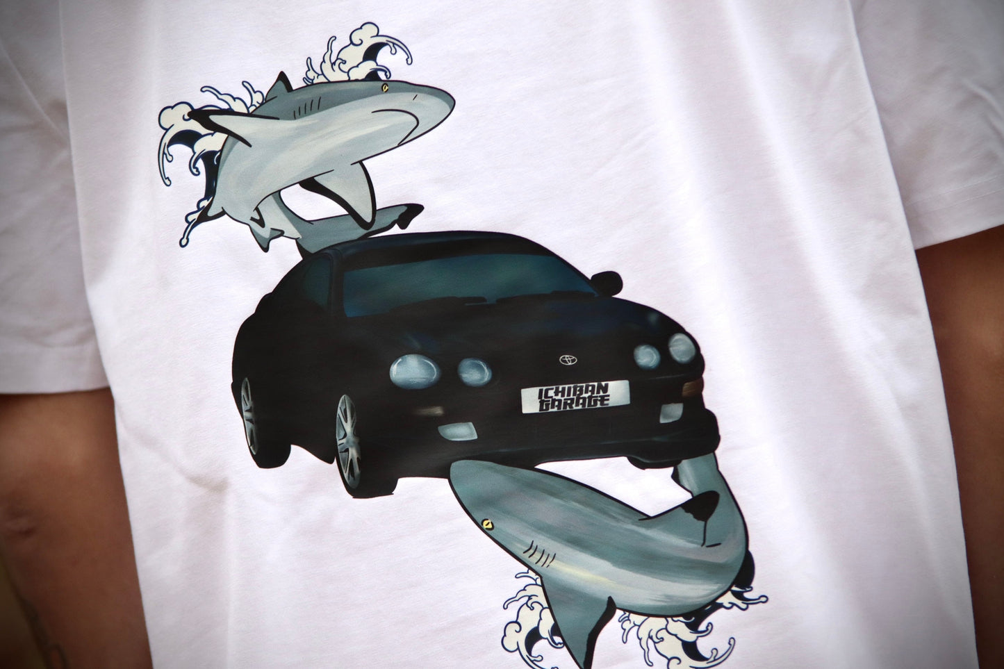 Celica Black Tip Shark T-Shirt