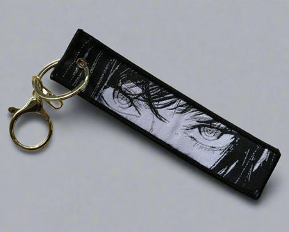 Anime Eyes Jet Tag Keychain #2