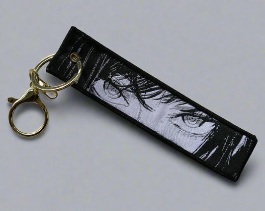 Anime Eyes Jet Tag Keychain #2