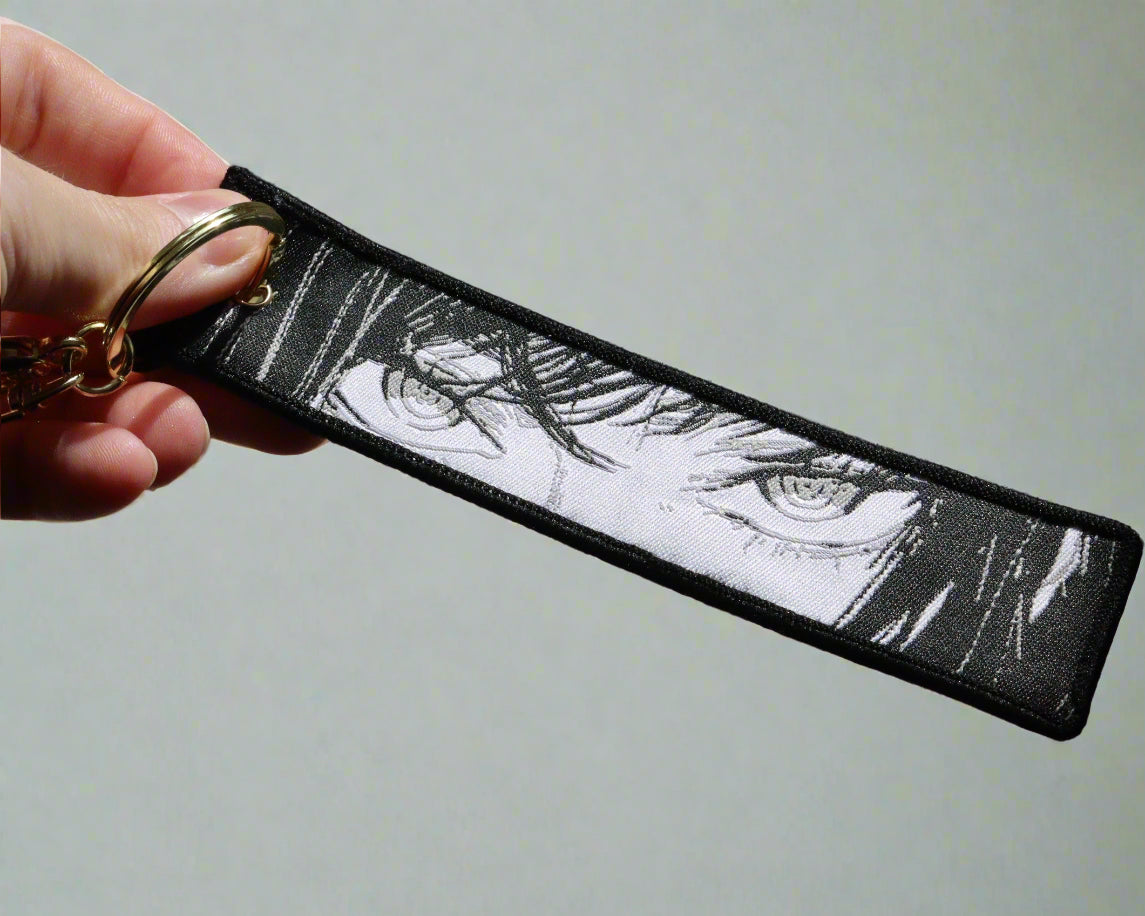 Anime Eyes Jet Tag Keychain #2