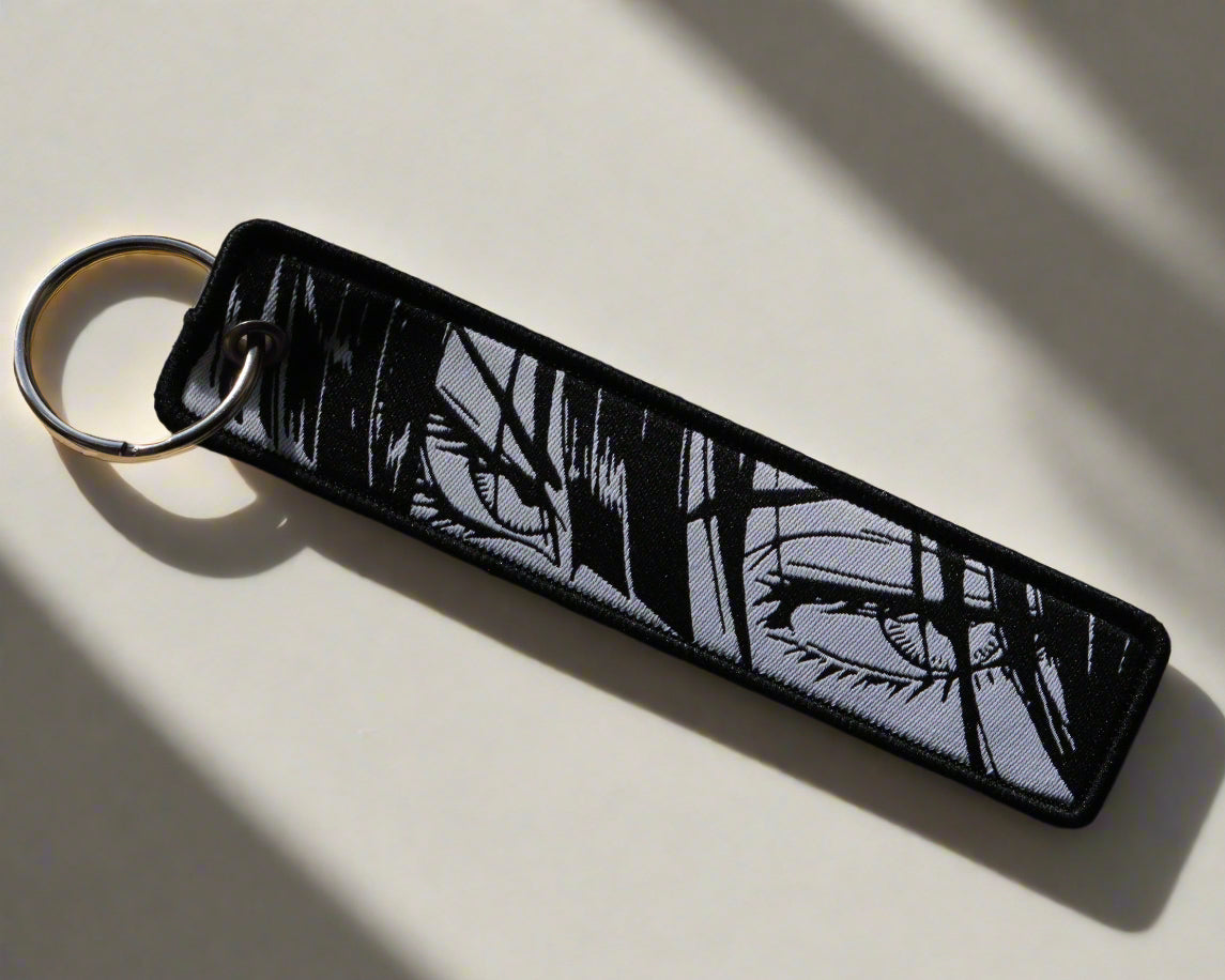 Anime Eyes Jet Tag Keychain #1