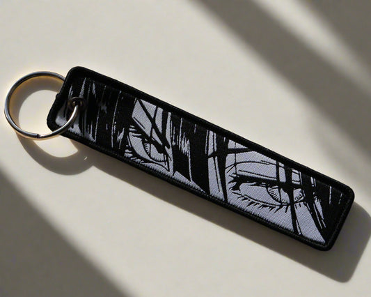 Anime Eyes Jet Tag Keychain #1