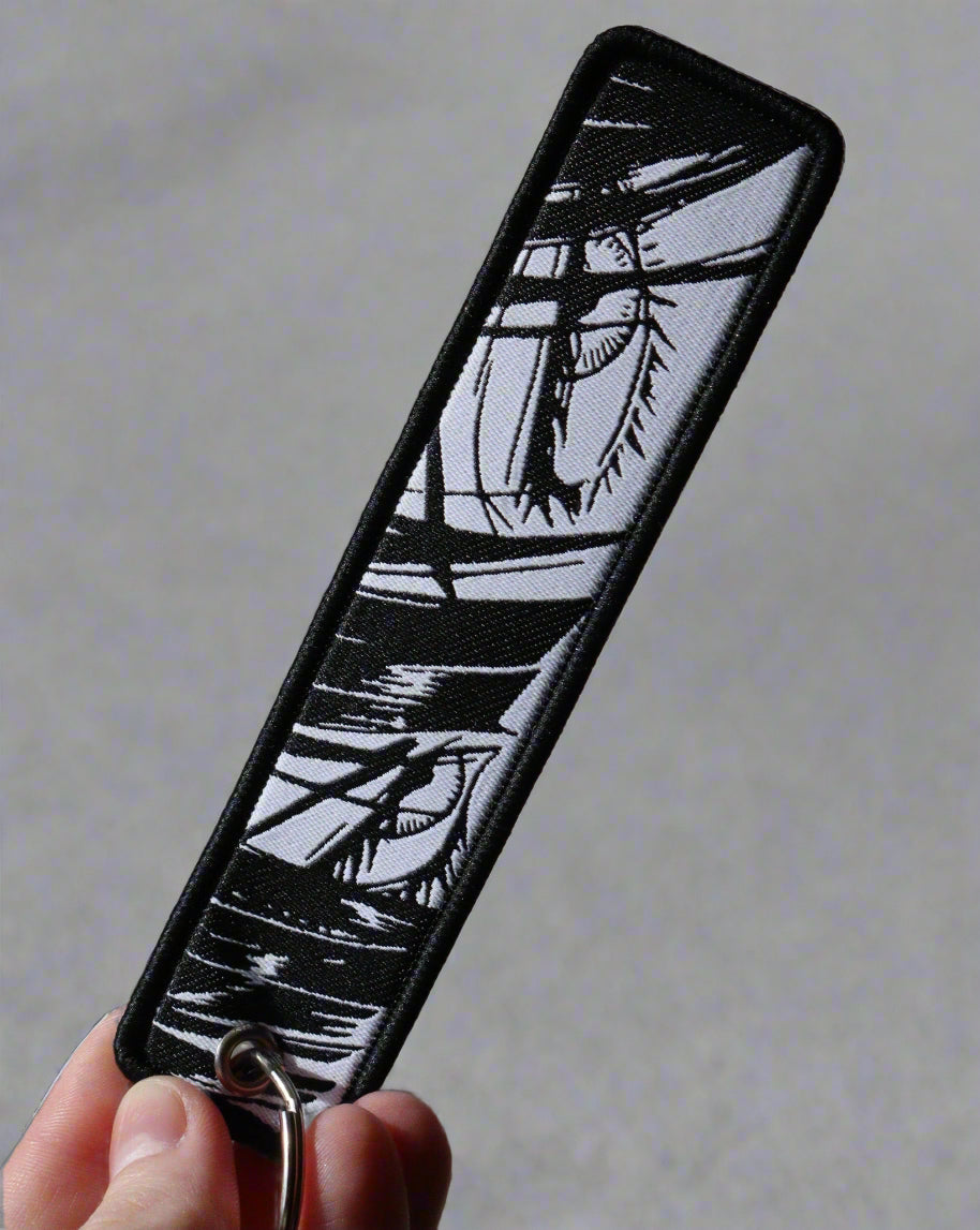 Anime Eyes Jet Tag Keychain #1