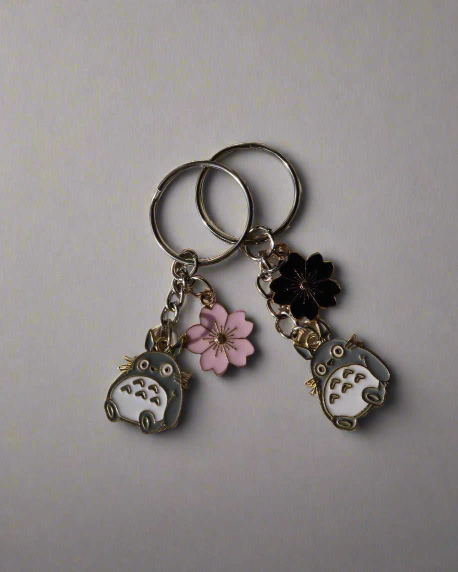Forest Spirit Sakura Keychain