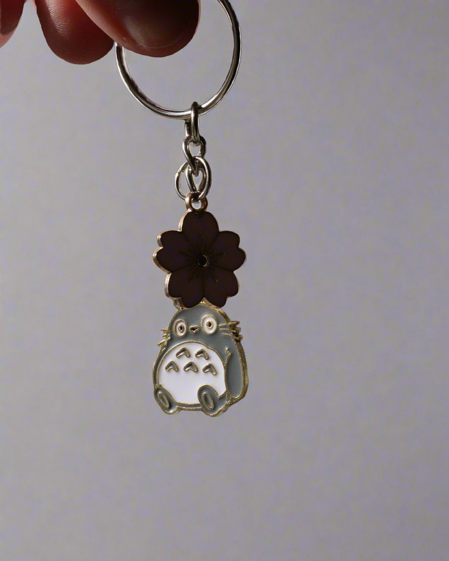 Forest Spirit Sakura Keychain