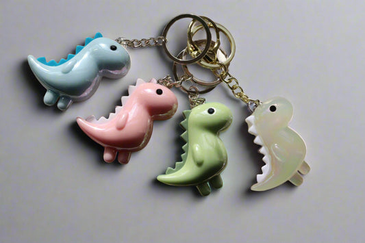Chunky Dino Keychain