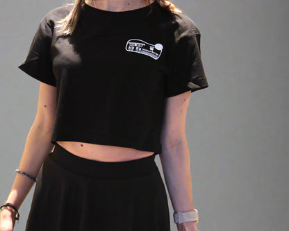 Japanese Stamp Cropped T-Shirt
