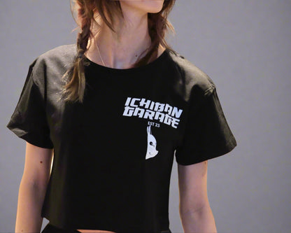 Kitsune Mask Cropped T-Shirt