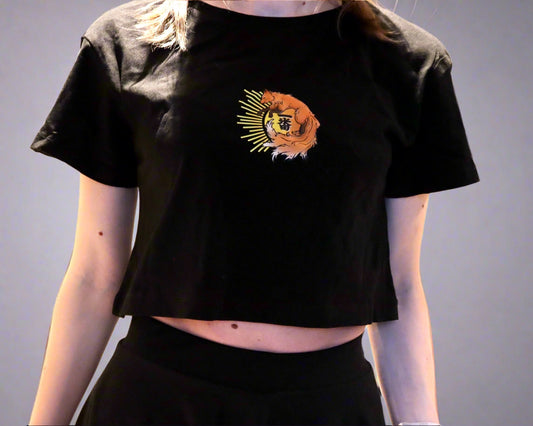 Sun Fox Cropped T-Shirt