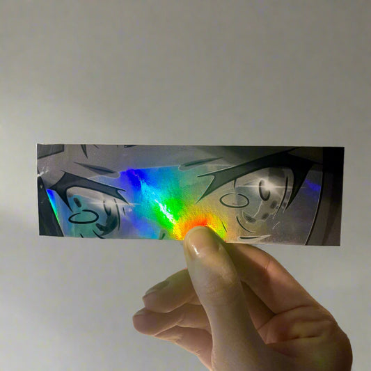 Anime Holographic Eyes Slap Sticker #1