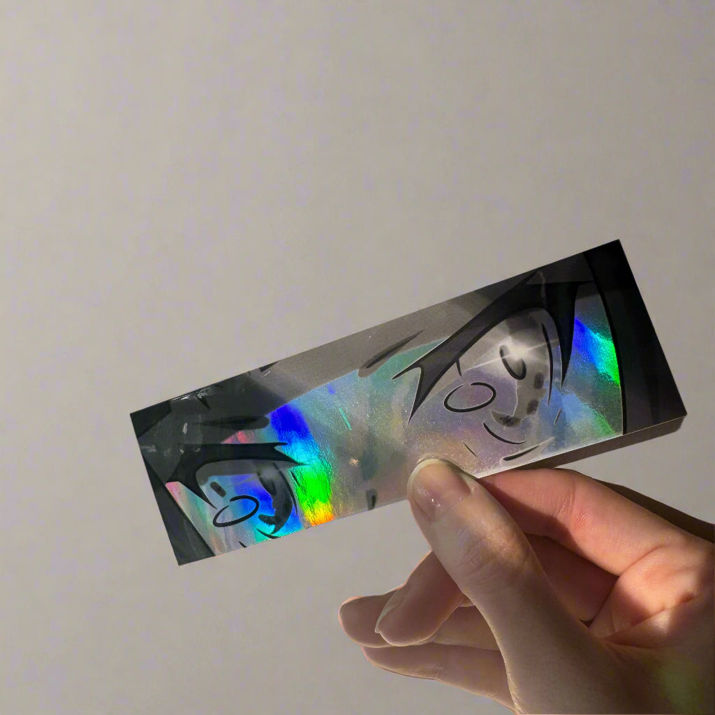 Anime Holographic Eyes Slap Sticker #1
