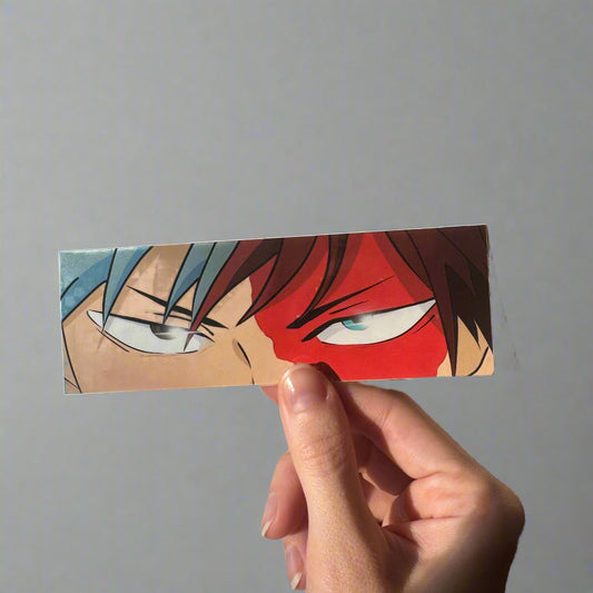 Anime Ice & Fire Eyes Slap Sticker