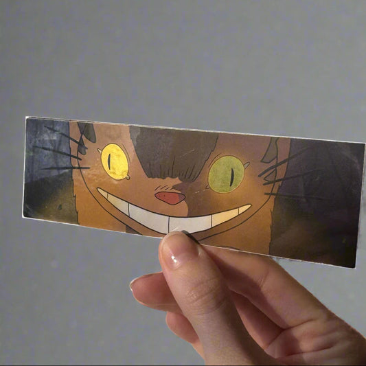 Grinning Cat Slap Sticker