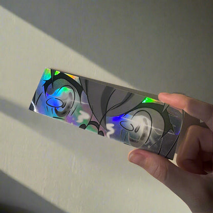 Anime Holographic Eyes Slap Sticker #2