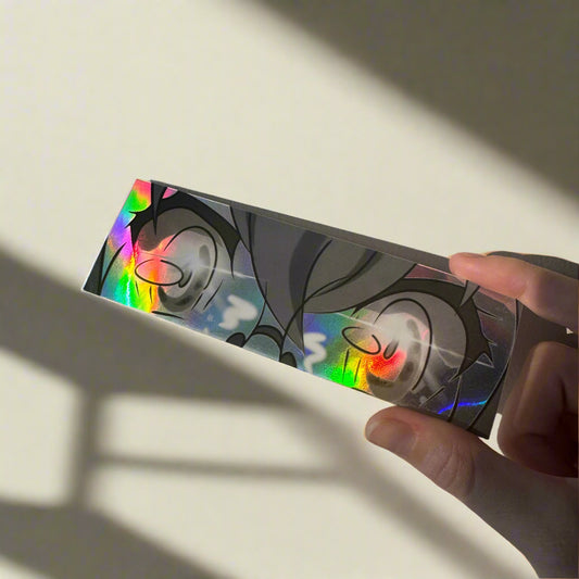 Anime Holographic Eyes Slap Sticker #2