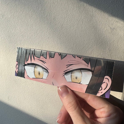 Evil Anime Girl Eyes Slap Sticker