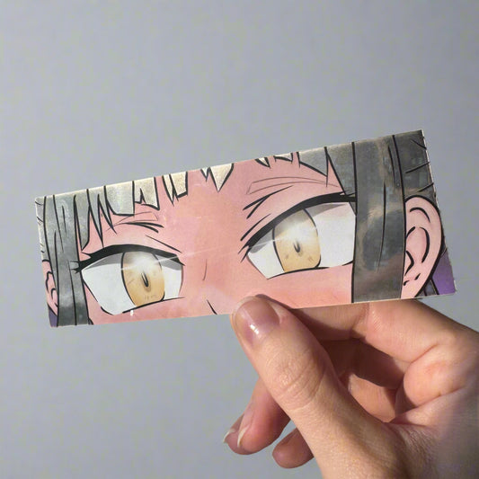 Evil Anime Girl Eyes Slap Sticker