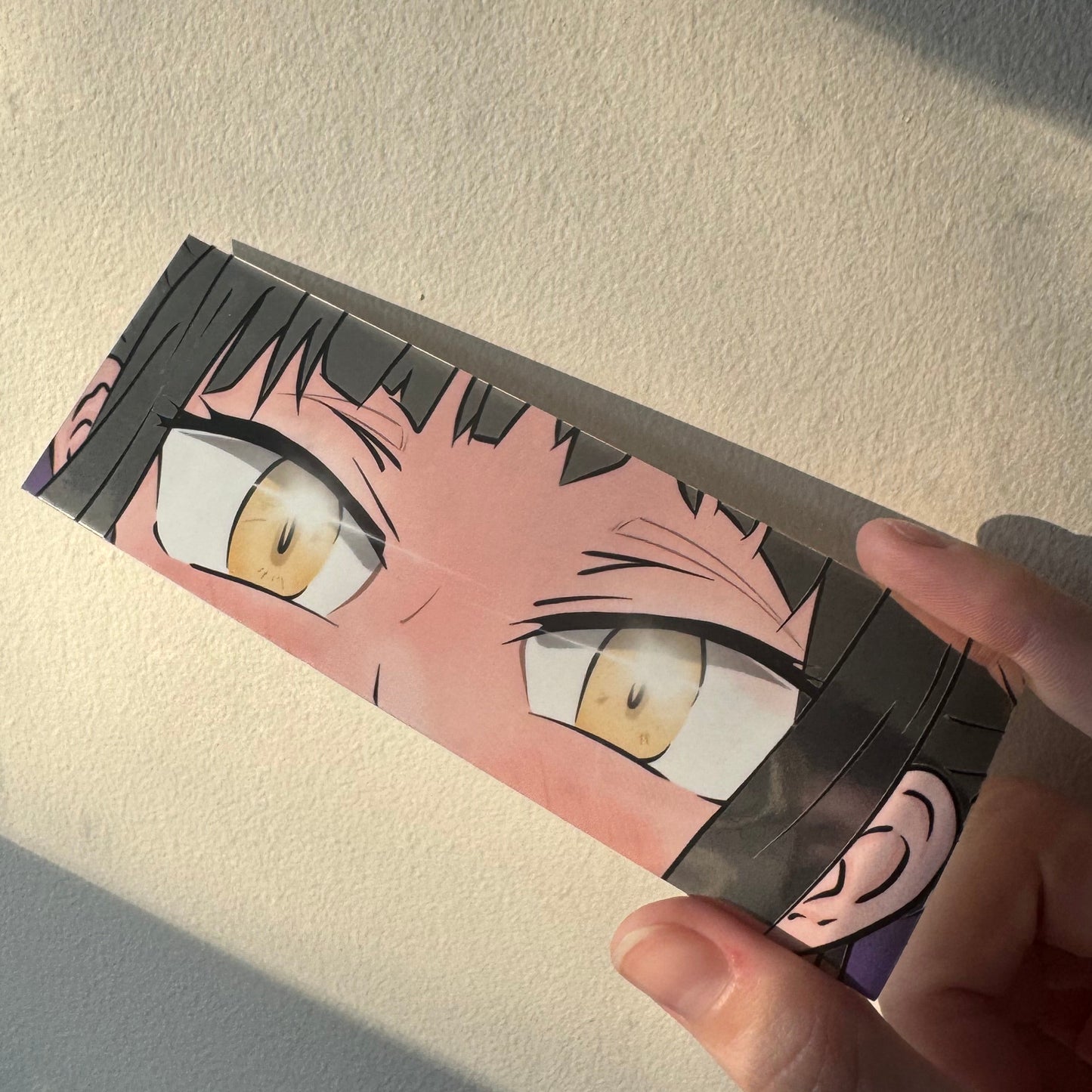 Evil Anime Girl Eyes Slap Sticker
