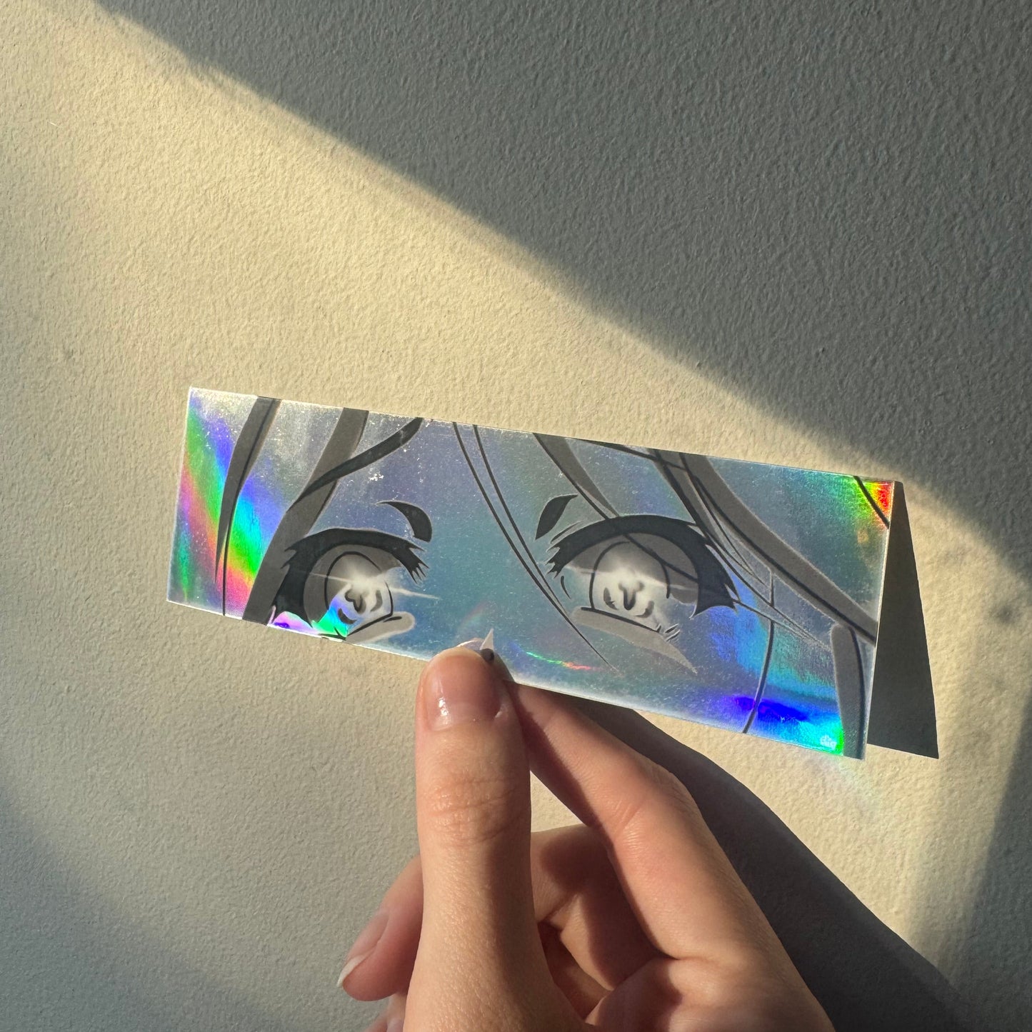 Anime Holographic Eyes Slap Sticker #4