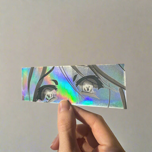 Anime Holographic Eyes Slap Sticker #4