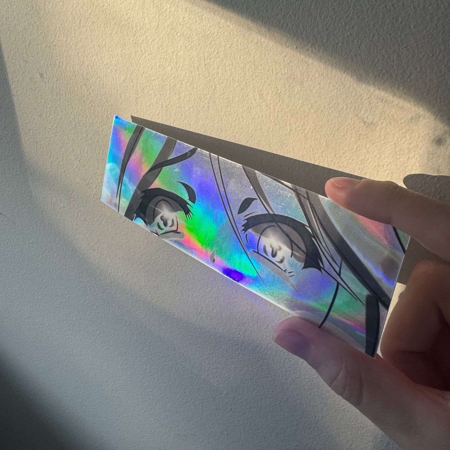 Anime Holographic Eyes Slap Sticker #4